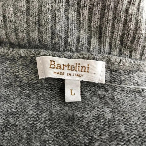 Y2K Bartolini Made in Italy Wool Cashmere  women over size pullover sweater L - Picture 3 of 5